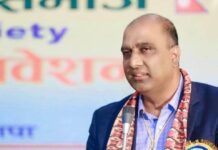 एनआरएनए आईसीसी उपाध्यक्षमा झापाका दिनेश पाेखरेलकाे उम्मेदवारी