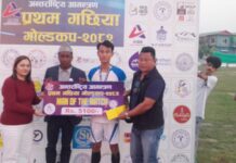 एनी प्रथम गछिया गोल्डकप–२०८: गाइघाट युनाईटेड फुटबल क्लब फाइनल प्रवेश