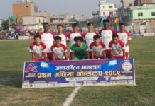 एनी प्रथम गछिया गोल्डकप– २०८२ : राष्ट्रिय जागृती फुटबल क्लब इटहरी सेमिफाइनल प्रवेश