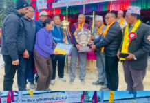 फाल्गुनन्द गाउँपालिका स्तरीय राष्ट्रपति रनिङ शिल्डमा सिद्धदेवी मावि प्रथम