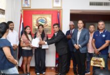 धावक सनमाया र रनमाया थाइल्याण्डमा सम्मानित