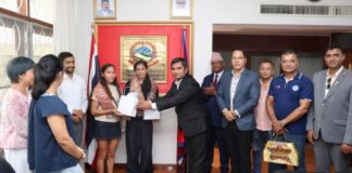 धावक सनमाया र रनमाया थाइल्याण्डमा सम्मानित