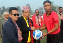 अर्जुनधारामा अन्तरपालिका यु–१८ फुटबल प्रतियोगिता शुरु