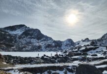 गोसाइँकुण्डमा बरफ जमेपछि सावधानी अपनाउन आग्रह