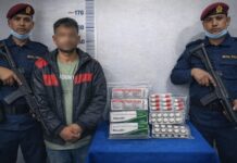 लेटाङबाट लागूऔषधसहित युवक पक्राउ