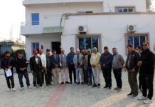 लेनको ५० मिटर चौडाईको सडक निर्माणका लागि डेलिगेसन