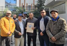 कांग्रेस सभापति थापा र झापा गोल्डकपको टोलीबीच भेटघाट