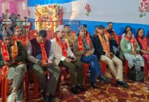 भजनले गुञ्जायमान भयो गायत्री मन्दिर, श्रद्धा र भक्तिभावले उल्लासमय बन्यो वार्षिकोत्सव