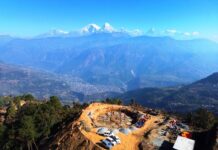 ‘ब्लु हिल’मा पर्यटकीय पूर्वाधार निर्माण गरिँदै