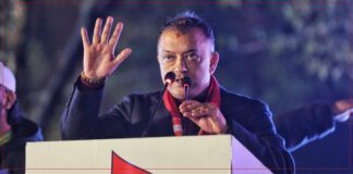 कांग्रेस सभापति थापाद्वारा राजीनामा