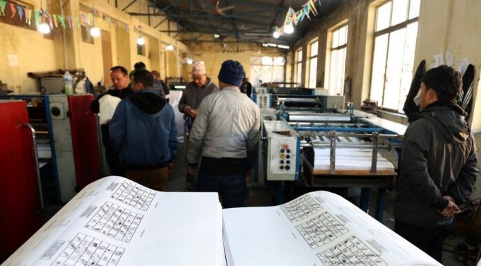 मतपत्र छपाइ सकियो