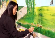 रङमार्फत थारु संस्कृति जोगाउँदै सोमिना