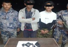 ब्राउन सुगरसहित दुई जना पक्राउ