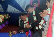 अर्जुनधारा जेसीजको १३औं पदहस्तान्तरण कार्यक्रम सम्पन्न