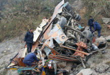 दुर्घटनामा परेको बस पोखराबाट बेलुका ७ बजे छुटेको थियो