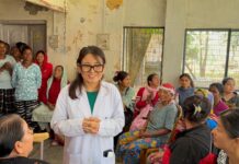 गिरिबन्धु श्रमिक टोलमा महिलाका लागि निःशुल्क क्यान्सर स्वास्थ्य शिविर