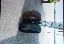 श्री एयरको जहाज अवतरणका क्रममा टायर पड्कियो