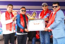 खेल पत्रकार राईलाई झापा गोल्डकपको सम्मान