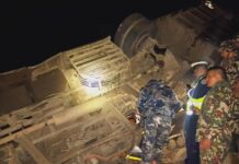 चरौदी बस दुर्घटना : दुई विदेशीसहित १७ जनाको मृत्यु, उद्धार सकियो