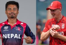 टी–२० विश्वकप क्रिकेटः आज नेपाल इङ्ल्यान्डसँग भिड्दै
