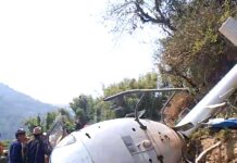 खोटाङमा हेलिकप्टर दुर्घटना