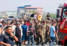 इटहरीको पूर्वाञ्चल बेकरीमा आगलागी