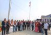इनरुवाको ग्रीन सिटीमा २१० फिट अग्लो राष्ट्रिय झण्डा फहराइयो