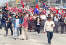 रिहाइको माग गर्दै ओलीको गृह जिल्ला झापामा विरोध सुरु