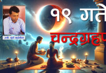 फागुन १९ खण्डग्रास चन्द्रग्रहण