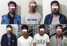 भद्रपुरको दुई स्थानमा प्रहरीको छापा, ब्राउन सुगरसहित सात जना पक्राउ