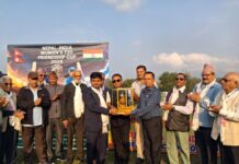 भद्रपुरमा नेपाल–भारत महिला टी–२० फ्रेन्डसिप कप : सिलिगुडी च्याम्पियन