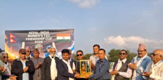 भद्रपुरमा नेपाल–भारत महिला टी–२० फ्रेन्डसिप कप : सिलिगुडी च्याम्पियन