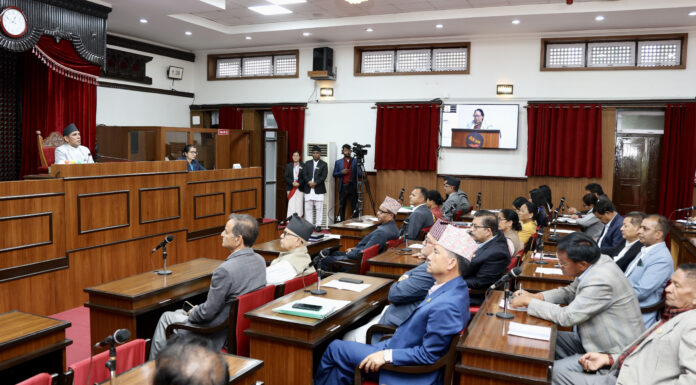 राष्ट्रियसभा बैठक : इन्धन असहजता र बढ्दो महँगीका विषयमा ध्यानाकर्षण