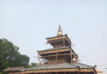 पशुपति क्षेत्रस्थित जयवागेश्वरीको ‘कलेवर’ फेरिँदै