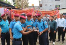 उत्तरी मोरङमा प्रविधियुक्त सुरक्षा : लेटाङमा ड्रोन क्यामेराबाट निगरानी