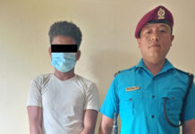 प्रहरीले गोली चलाएर ब्राउन सुगर कारोबारीलाई समात्यो