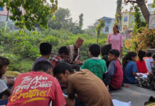 खुला आकाशमुनिको ‘ट्युसन’ कक्षा !